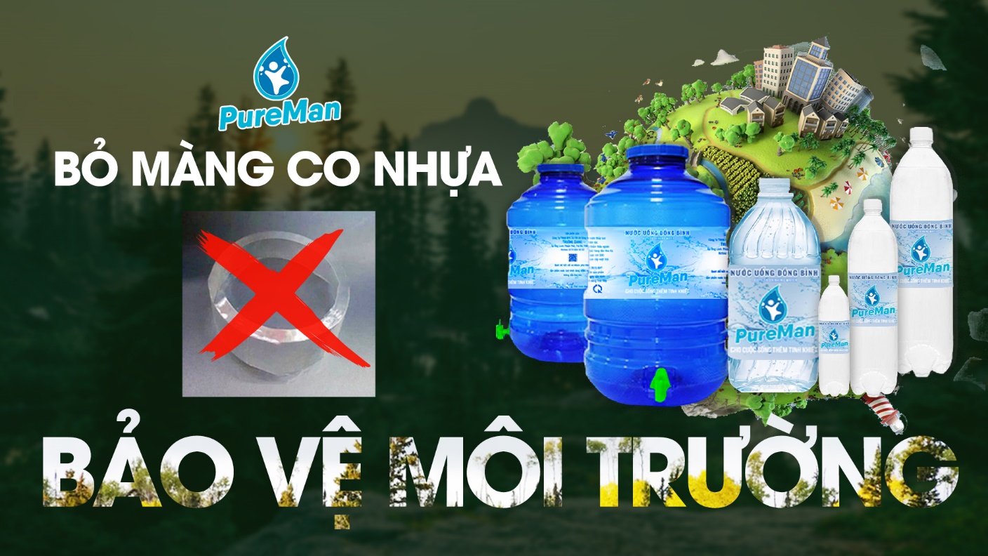 PureMan đã chính thức bỏ màng co nhựa từ 3 năm trước