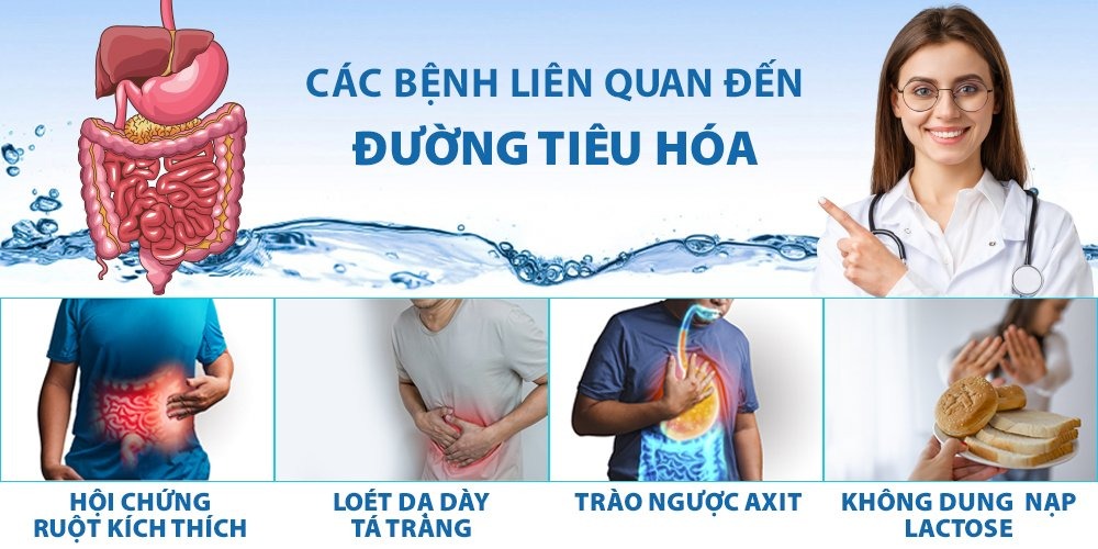 Nước ion kiềm có tốt không và có thể hỗ trợ cải thiện một số vấn đề trong hệ tiêu hóa không?